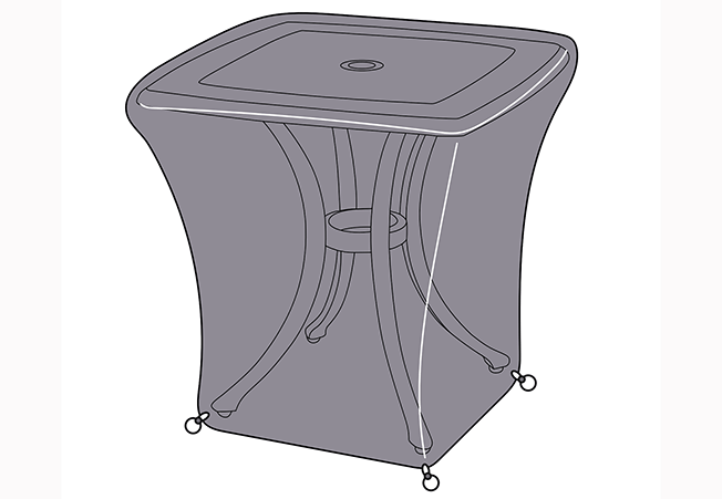 Image of Hartman Amalfi Square Side Table Cover