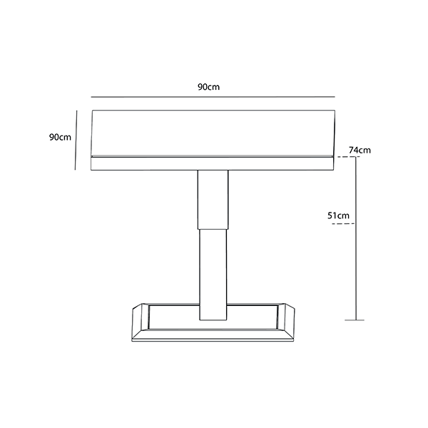 Table dimensions image