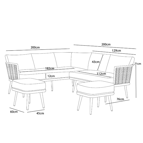 Corner dimensions image