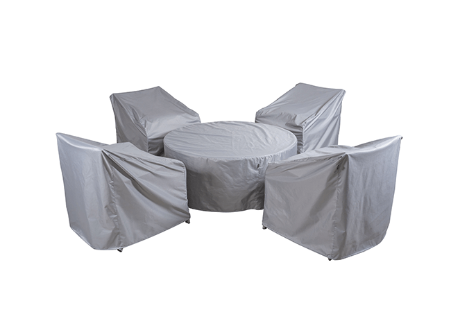 Image of Hartman Buxton 4 Seat Cosy Fire Pit Lounge Set Cover