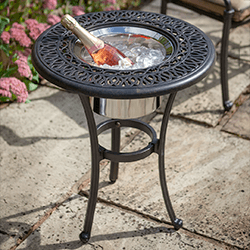 Small Image of Hartman Amalfi Ice Bucket Table in Bronze