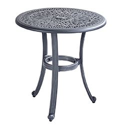 Extra image of Hartman Amalfi Bistro Table in Antique Grey - TABLE ONLY