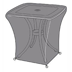 Small Image of Hartman Capri Square Side Table Cover