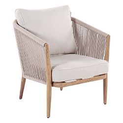 Extra image of Hartman Portico Lounge Chair in Almond and Ivory