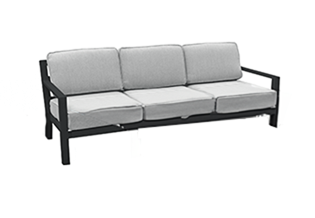 Image of Hartman Apollo 3 Seat Sofa in Carbon/Pewter