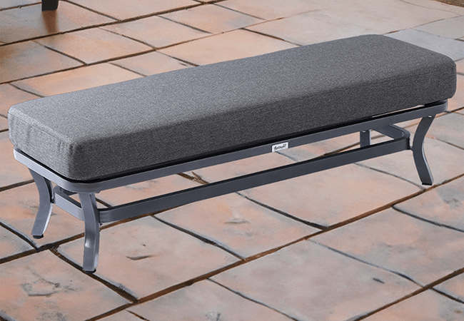 Image of Hartman Dubai 3 Seat Bench/Stool in Xerix/Slate