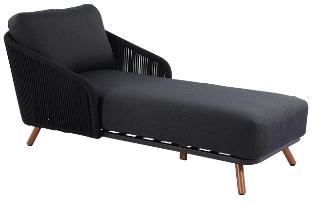 Image of Hartman Eden Lounger Carbon/Noir