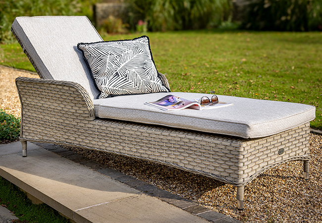 Image of Hartman Eton Lounger in Beech/Oatmeal