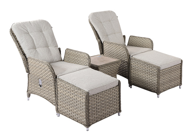 Image of Hartman Eton Reclining Companion Set in Beech/Oatmeal