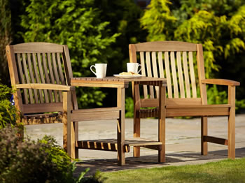 Image of Chartwell 2 Seater FSC Companion Bench from Hartman