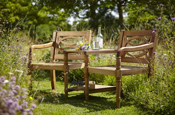 Image of Cleobury FSC Companion Garden Bench from Hartman