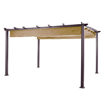 Hartman Roma Pergola 4m x 3m - Bronze Caramel - £565 | Garden4Less UK Shop