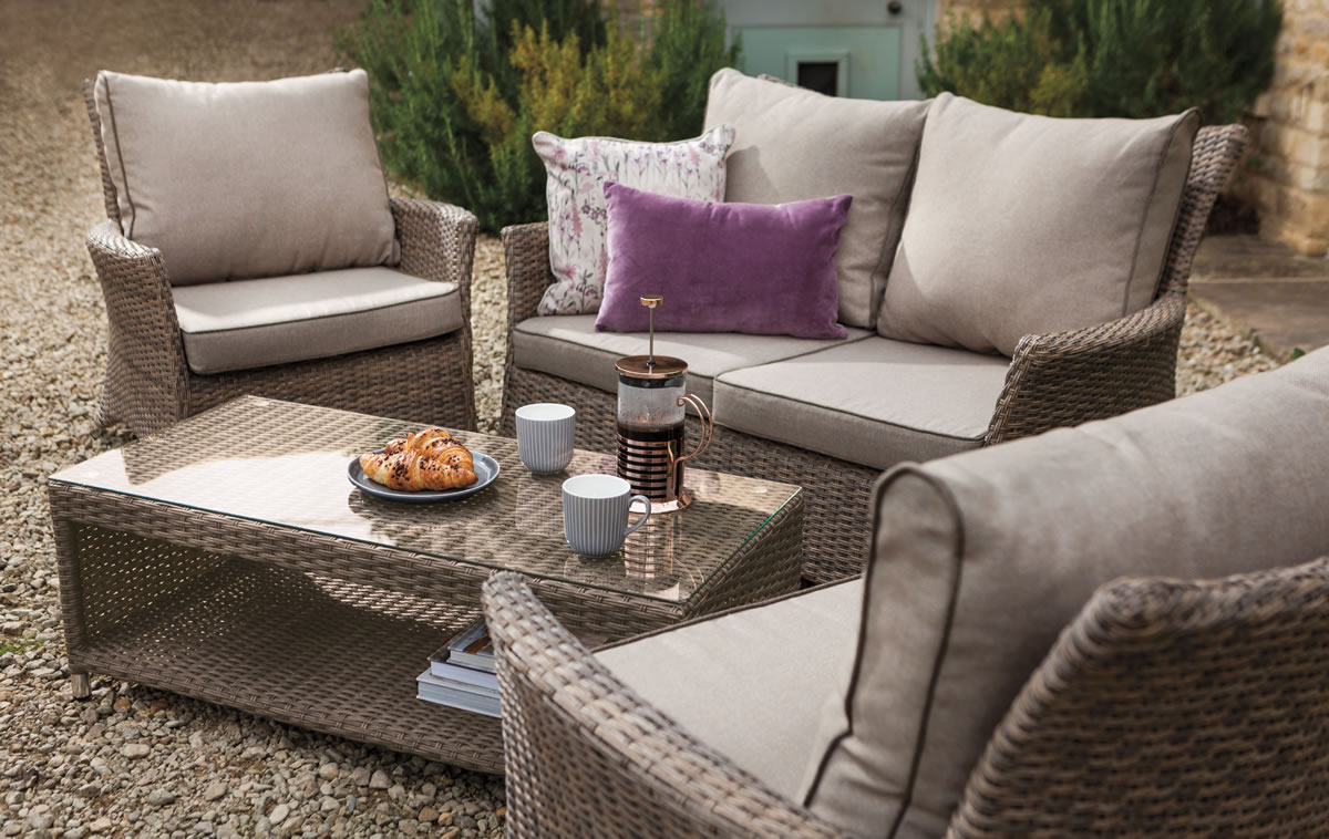 Hartman Madison Rattan Weave Lounge Set - £911.8 | Garden4Less UK Shop