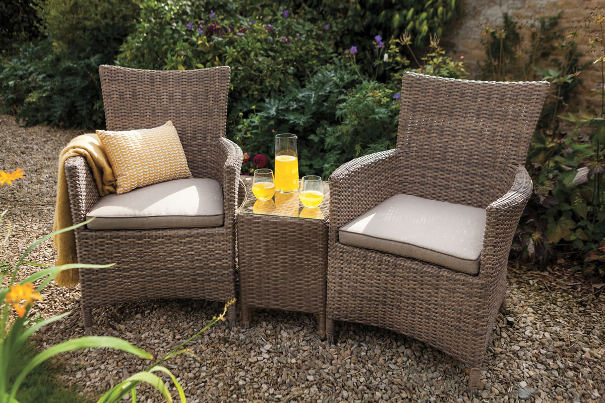 Hartman Madison Duet 2 Seat Rattan Garden Furniture Set - £297.5 | Garden4Less UK Shop