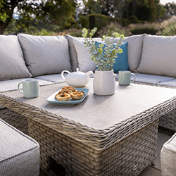 Extra image of Hartman Eton Square Corner Set with Adjustable Table in Beech/Oatmeal