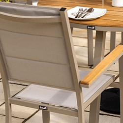 Extra image of Hartman Ezra 4 Seat Dining Set in Latte