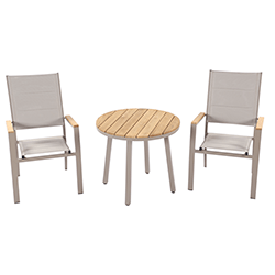 Extra image of Hartman Ezra Bistro Set in Latte