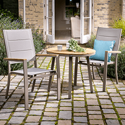 Small Image of Hartman Ezra Bistro Set in Latte