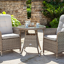 Small Image of Hartman Heritage Bistro Set in Beech / Dove