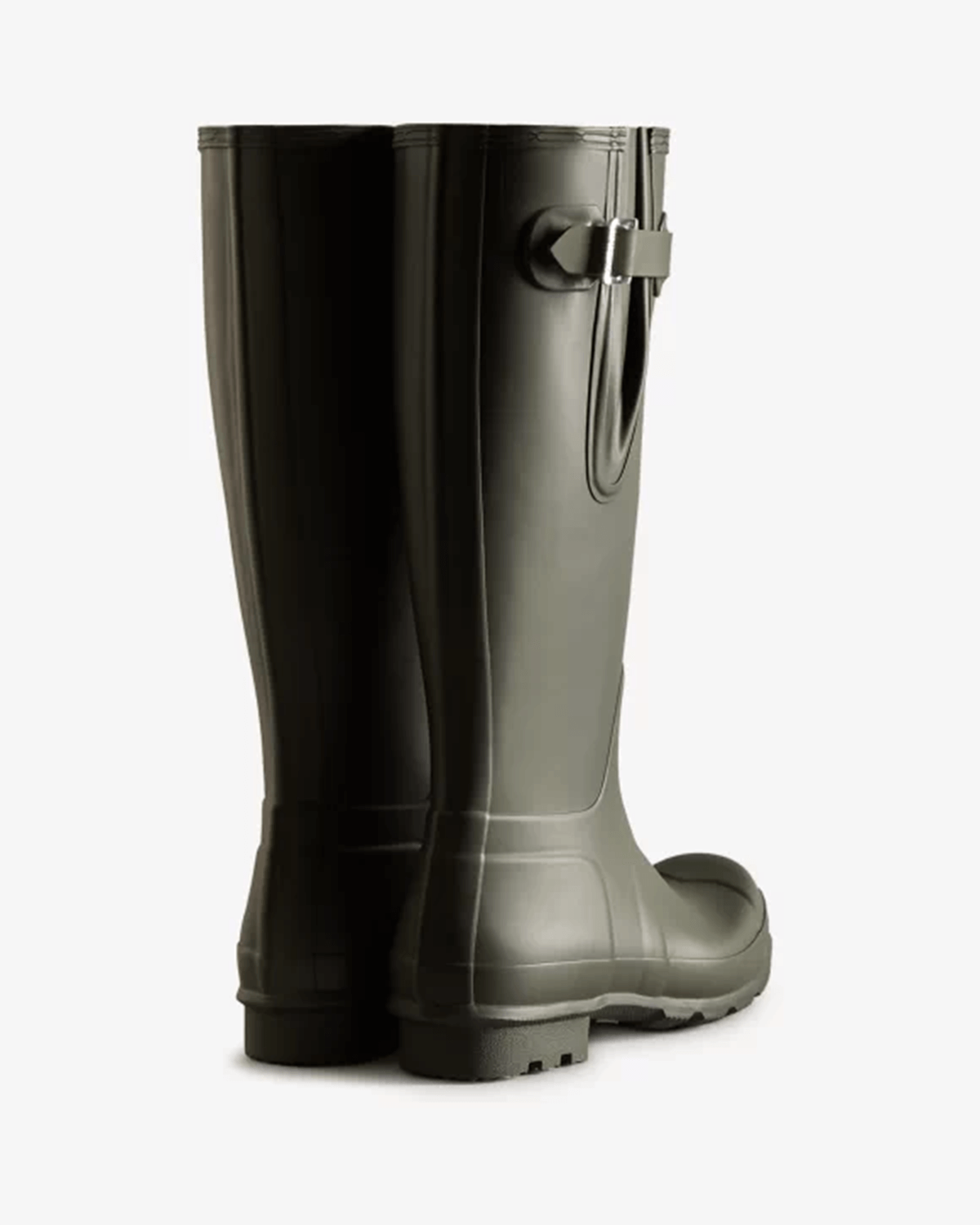 Men's Original Tall Side Adjustable Wellington Boot - Dark Olive 10 - £ ...