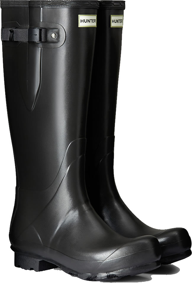 Mens Hunter Norris Field Adjustable Wellington Boots - Slate - £72.5 ...