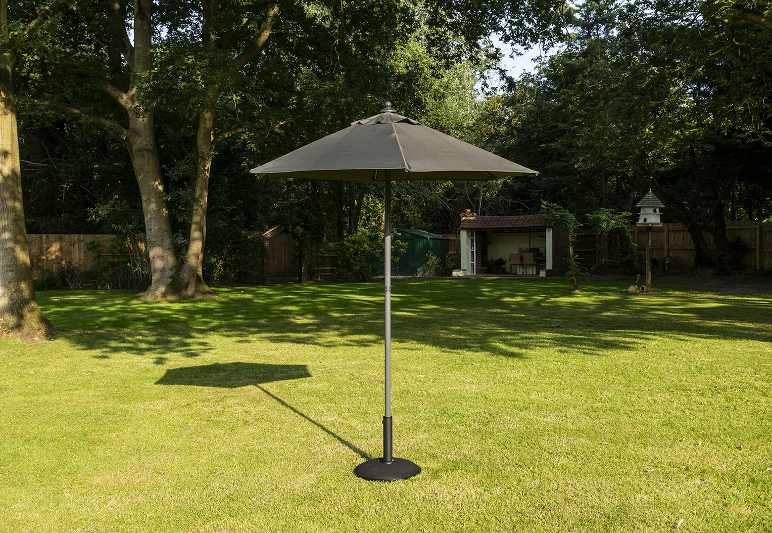 Image of Sturdi Plus Aluminium 2.5m Crank & Tilt Parasol - Grey