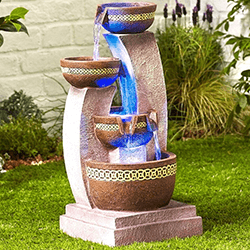 Small Image of Azure Columns Easy Fountain Garden Water Feature