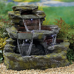 Small Image of Garda Falls Easy Fountain Garden Water Feature