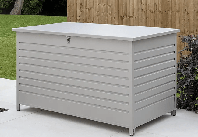 Image of Kettler Medium Aluminium Storage Box - Pebble