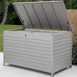 Extra image of Kettler Medium Aluminium Storage Box - Pebble