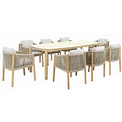 Small Image of Kettler Naples 6 Seat Dining Set