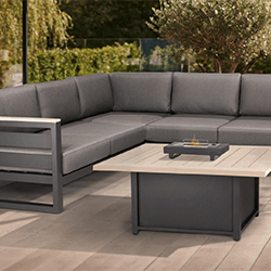 Extra image of Kettler Elba Grande Corner Sofa Set with Adjustable Table and Signature Cushions