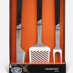 Small Image of Everdure Premium 3 Piece BBQ Tool Kit