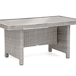 Extra image of Kettler Palma Glass Topped Table in White Wash