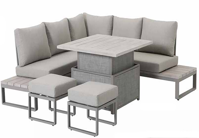 Image of Kettler Marina Corner Lounge Set with Adjustable Table