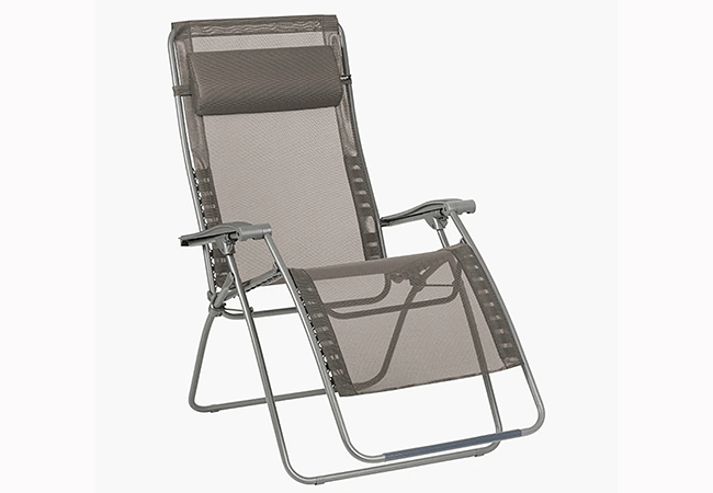 Image of Lafuma Zero Gravity RSXA Clip XL Relaxation Chair in Graphite - LFM2057