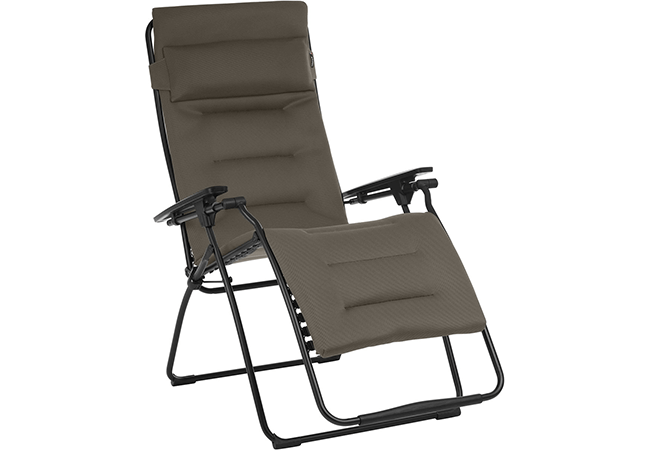 Image of Lafuma Zero Gravity Futura Air Comfort Padded Recliner - Taupe - LFM3124