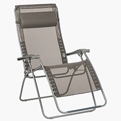 Small Image of Lafuma Zero Gravity RSXA Clip XL Relaxation Chair in Graphite - LFM2057