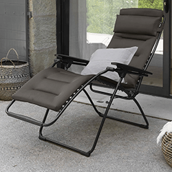 Extra image of Lafuma Zero Gravity Futura Air Comfort Padded Recliner - Taupe - LFM3124