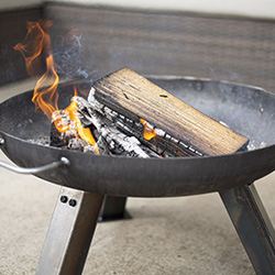 Small Image of La Hacienda Pittsburgh Steel Firepit - Small - 60cm Diameter