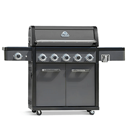 Extra image of Grillstream Legacy 5 Burner Hybrid with Side Burner - Matt Black