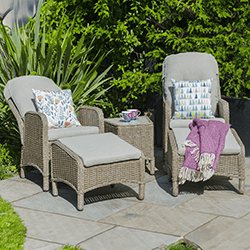 Small Image of LG Bergen Weave Recliner Set