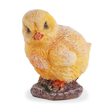 chick ornament cute maude resin realistic garden garden4less 2979