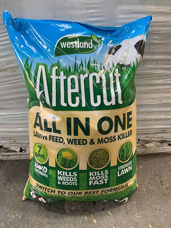 Kg Bag Westland Aftercut All In One Lawn Feed Weed Moss Killer Sqm