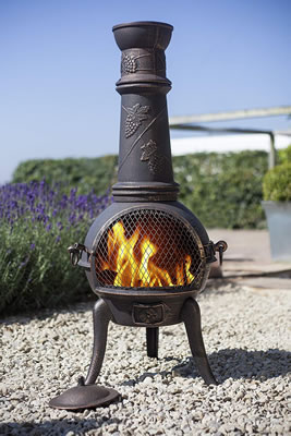 la hacienda cast iron chiminea uk