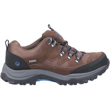 Image of Cotswold Oxerton Men's Low Boot in Brown/Blue