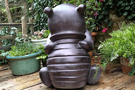 Image of Winnie-The-Pooh Garden Sculpture - Large