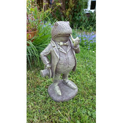 Small Image of Mr Toad Garden Sculpture - Weighted Resin