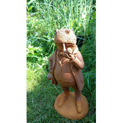 Small Image of Mr Toad Garden Sculpture - Cold Cast Iron