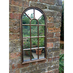 Extra image of Lutterworth Arched Mirror - Copper Finish